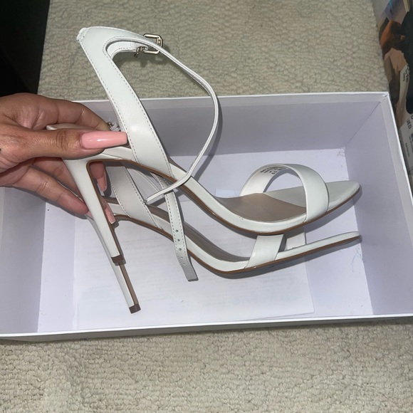 Also white strappy heels - Picture 1 of 4